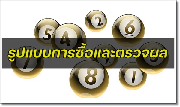 รูปแบบการซื้อและการตรวจผลรางวัลบนเว็บ